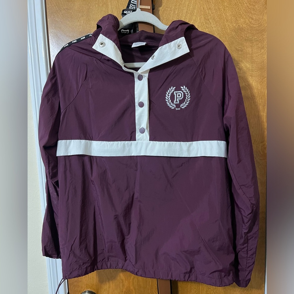 PINK rain pull over